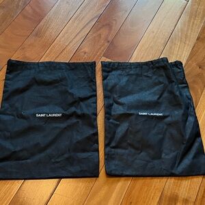 Saint Laurent Black Men’s Pants Dust Bags (Pair)